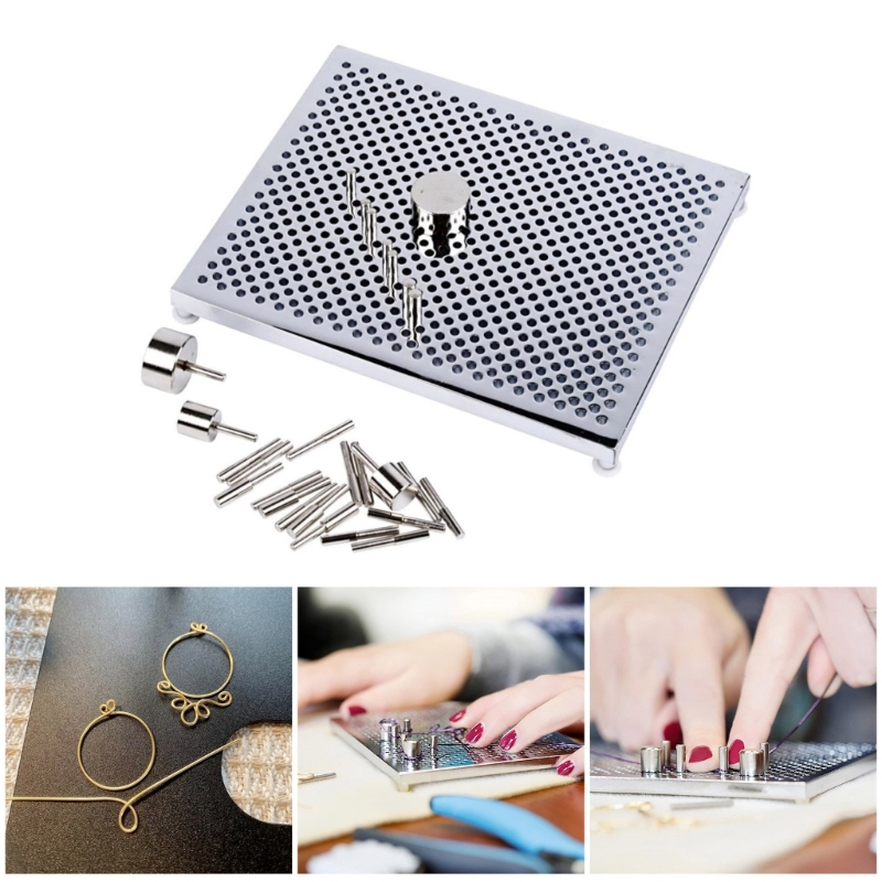 Wire Jewelry Making Jig - DIY Wire Wrapping Set for Jewelry