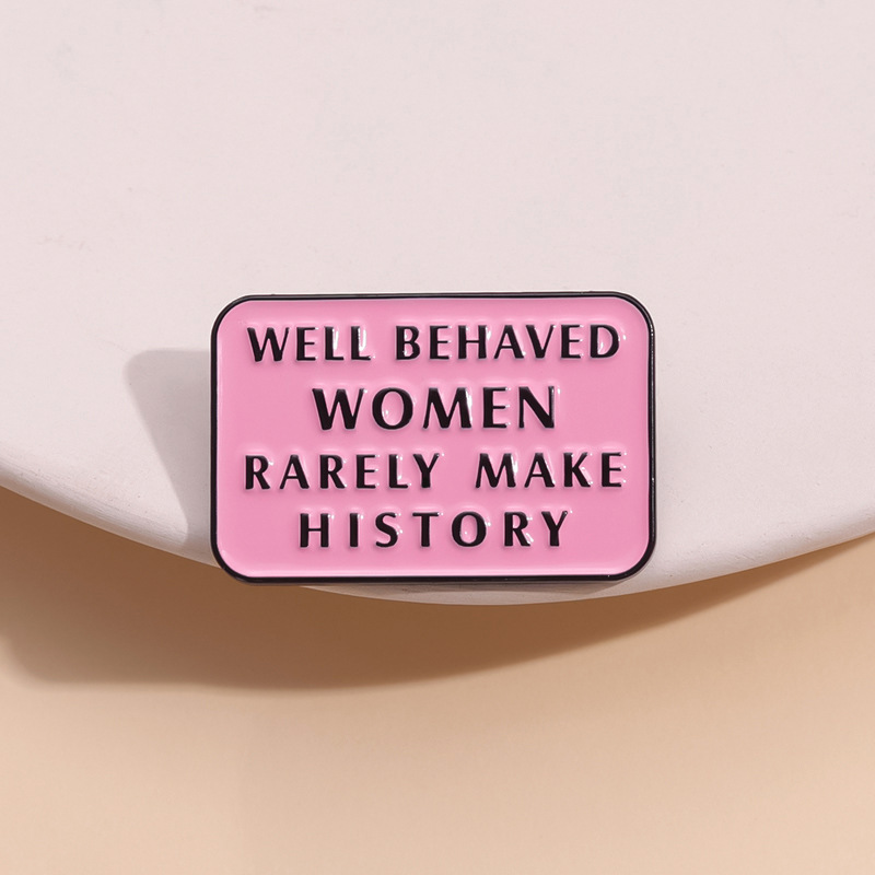 Jewelry Making History - well behaved woman really make history