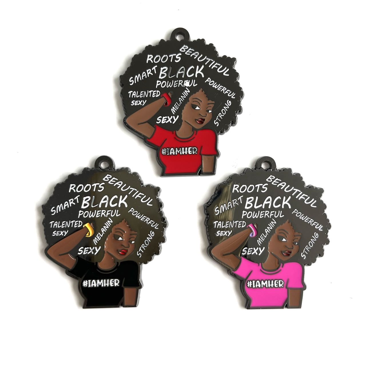 Jewelry Making History - 5Pcs/Lot African American Beauty Best Wishes
