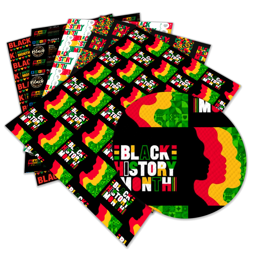 Jewelry Making History - Black History Month Pattern Artificial Faux