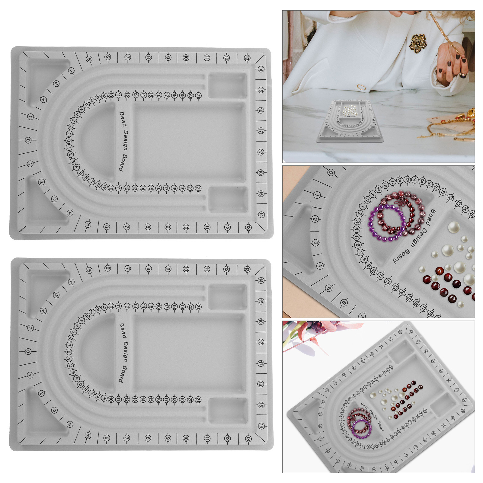Jewelry Making Necklaces - 2Pcs Bead Design Board Jewelry Making