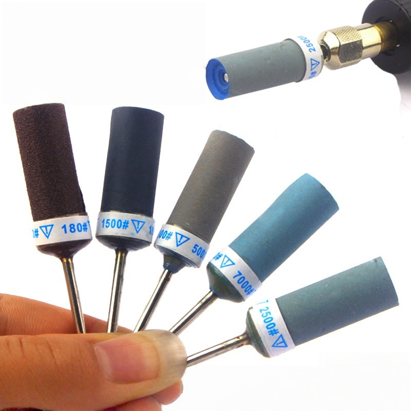 Jewelry Making Rotary Tool - 2.35mm Shank Sandpaper Rod Grinding Head