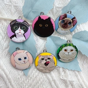 10pcs cartoon animal cat ename - Jewelry Making Earrings review and price