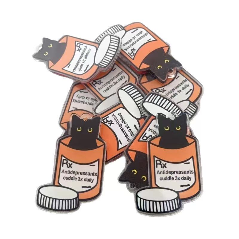 10pcs acrylic medicine cat pen - Jewelry Making Earrings review and price