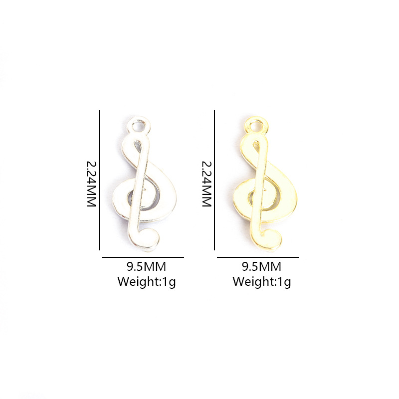 100PC/lot music note Pendant C - Jewelry Making Notes review and price