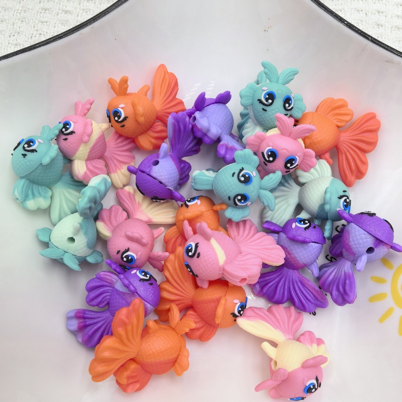 20Pcs 3D Silicone Beads Food G - Jewelry Making 3 Year Old review and price