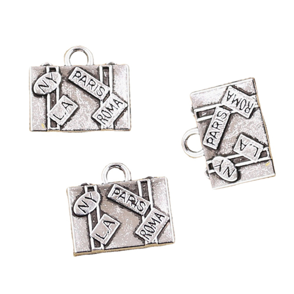 10pcs Charms Travel Bags New Y - Jewelry Making New York review and price
