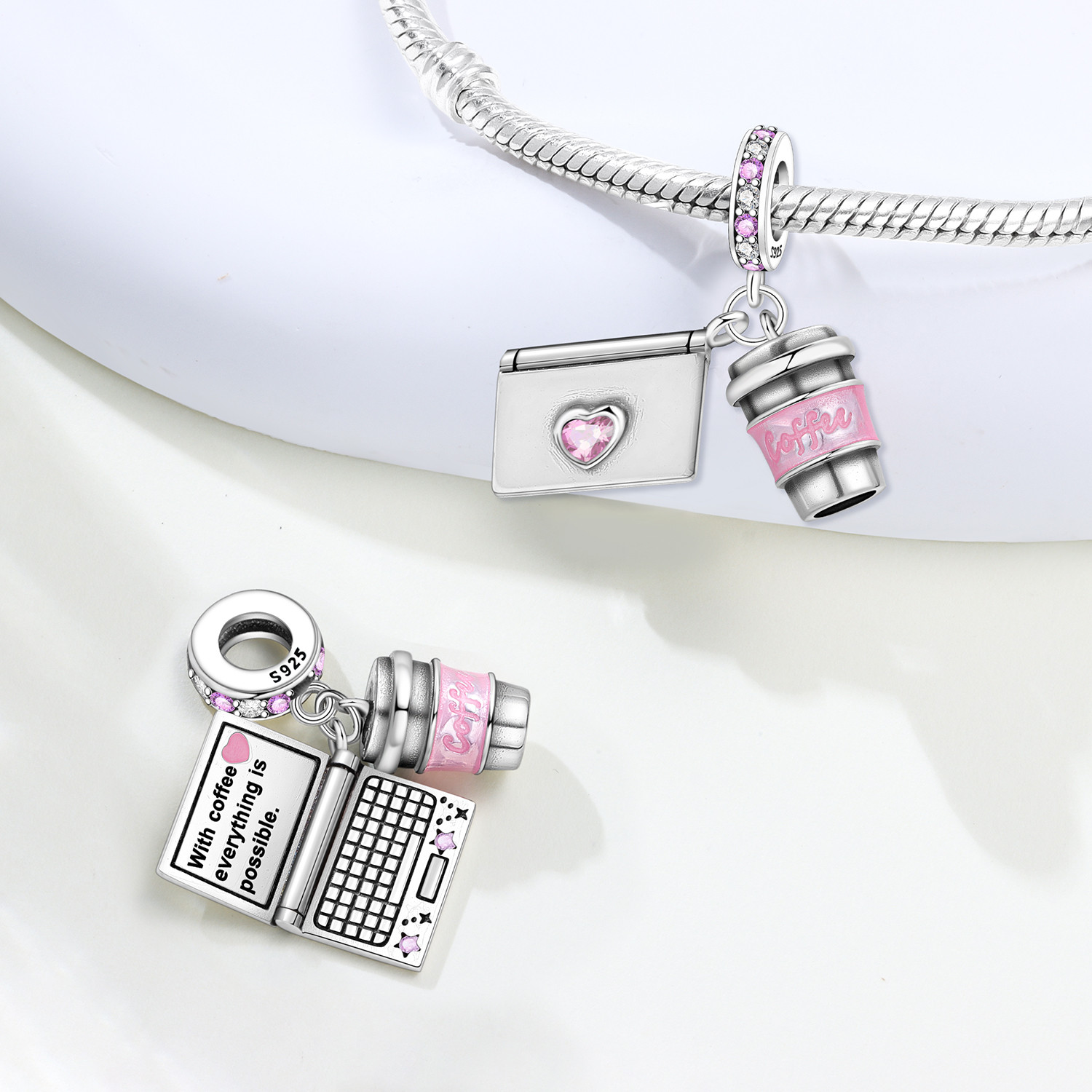 MISEFF S925 Sterling Silver C - Jewelry Making Notes review and price
