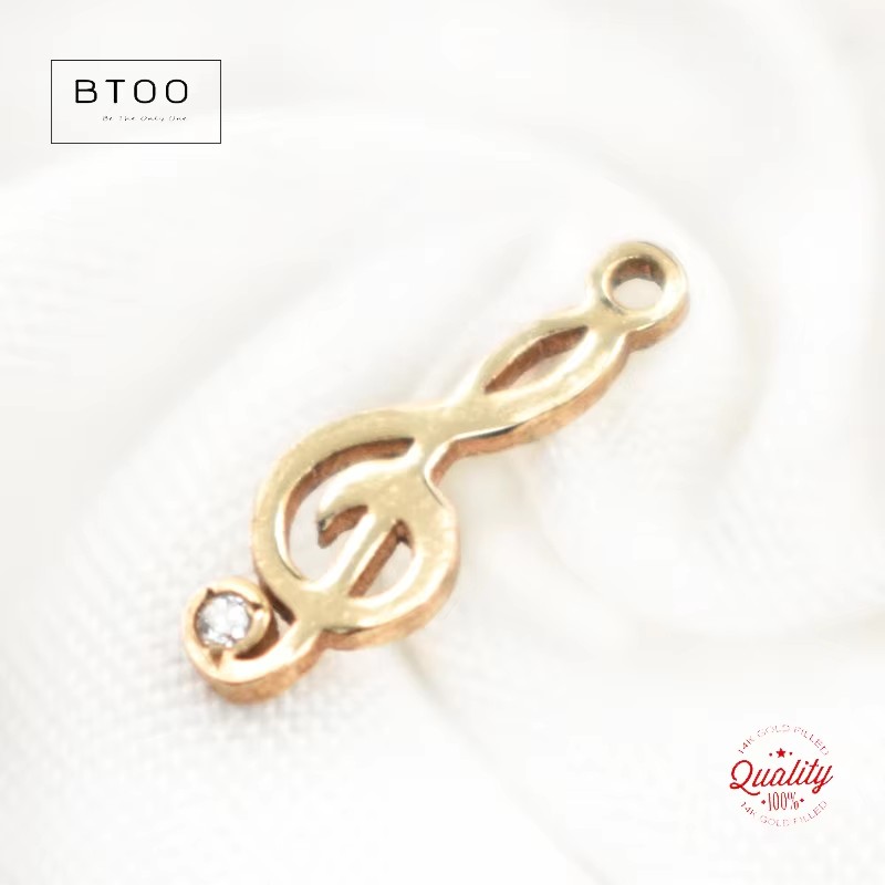14K Gold Filled Musical Note C - Jewelry Making Notes review and price