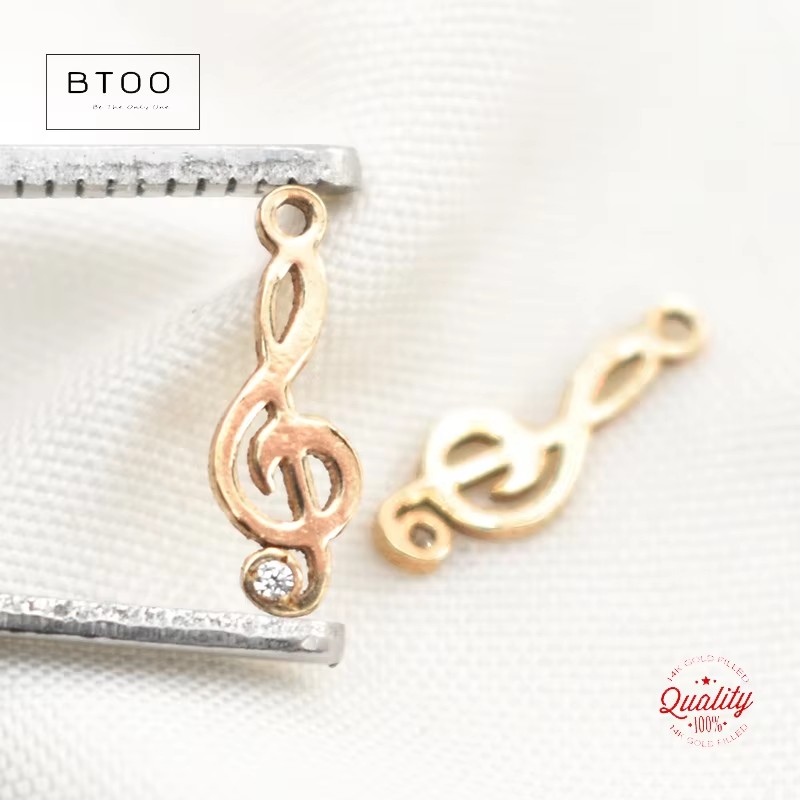 14K Gold Filled Musical Note C - Jewelry Making Notes review and price
