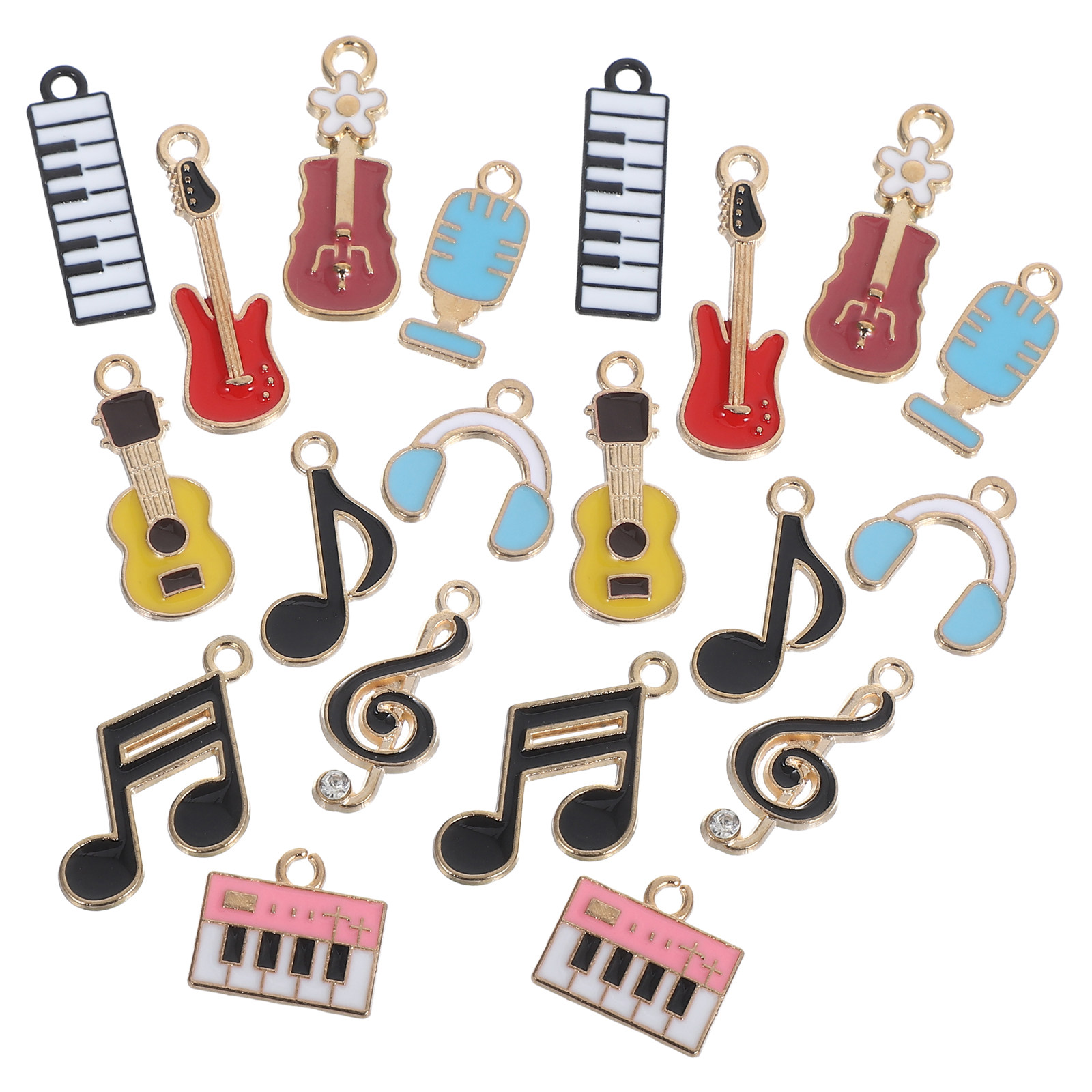 20Pcs Music Note Pendants Enam - Jewelry Making Notes review and price
