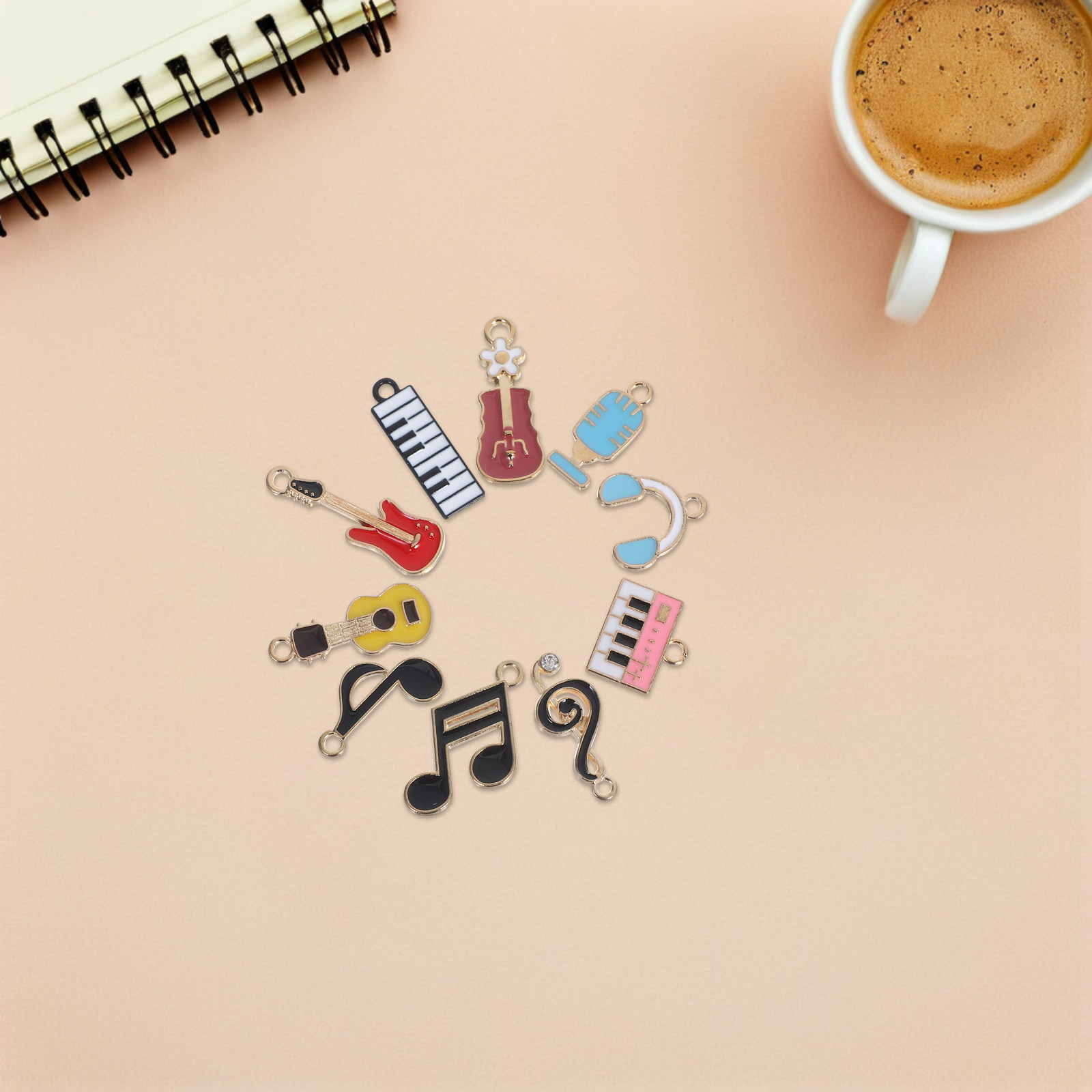 20Pcs Music Note Pendants Enam - Jewelry Making Notes review and price