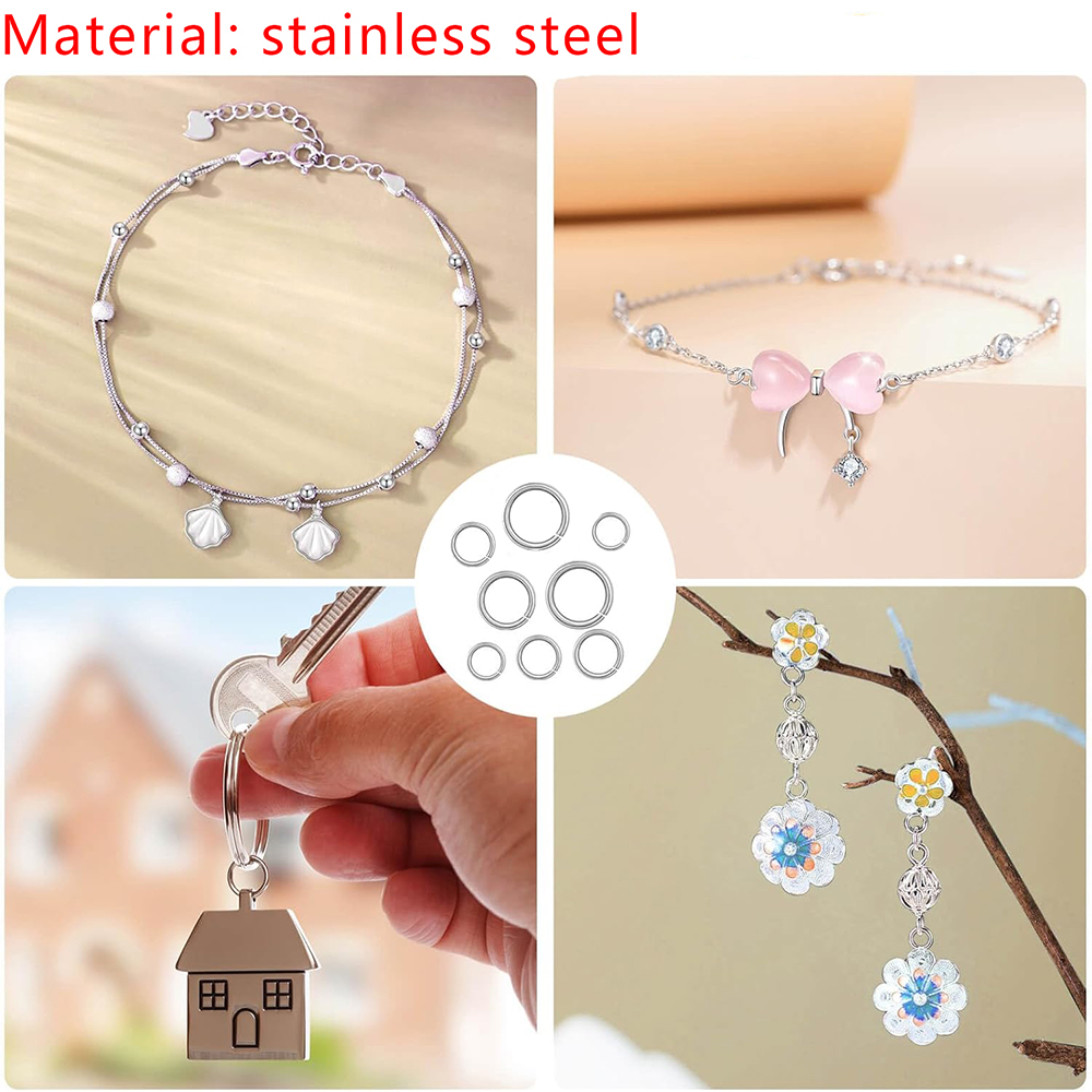 1200pcs Stainless Steel Jump R - Jewelry Making Looper Tool review and price