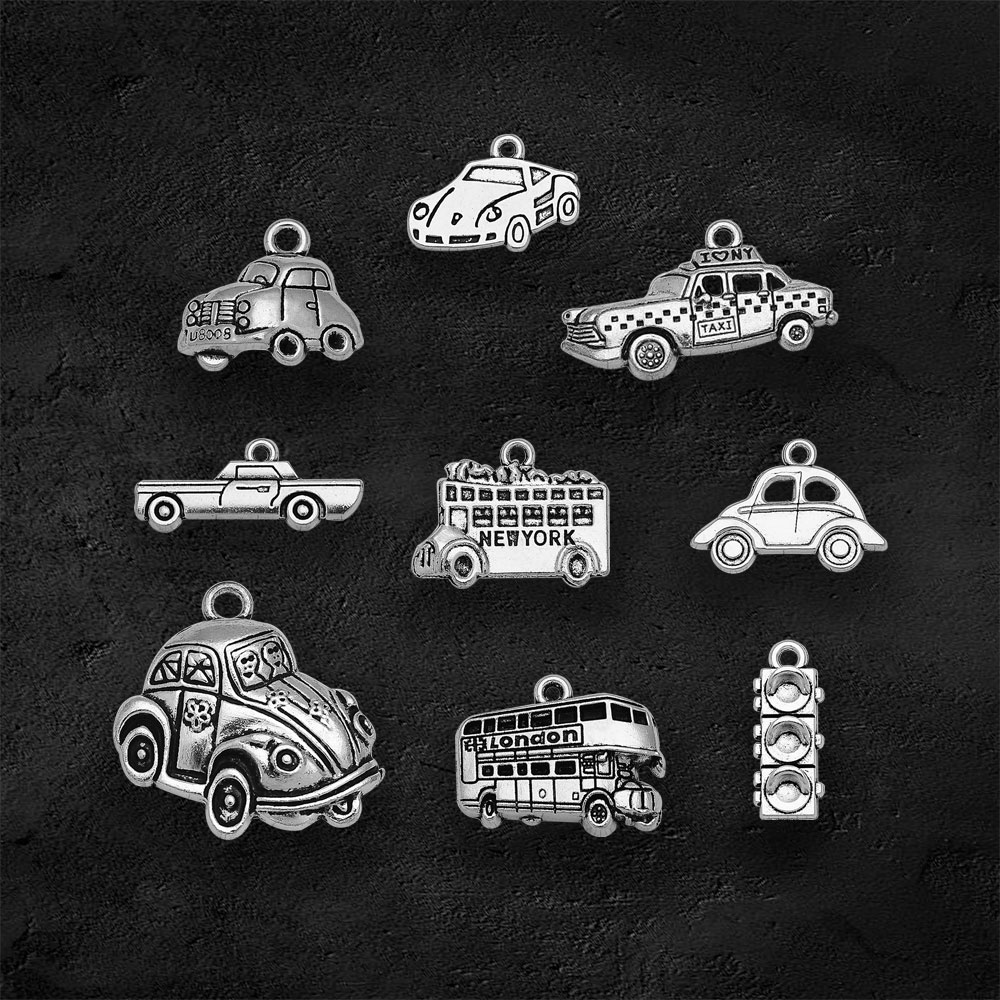 Silver Plated Taxi Bus Car Tra - Jewelry Making In London review and price