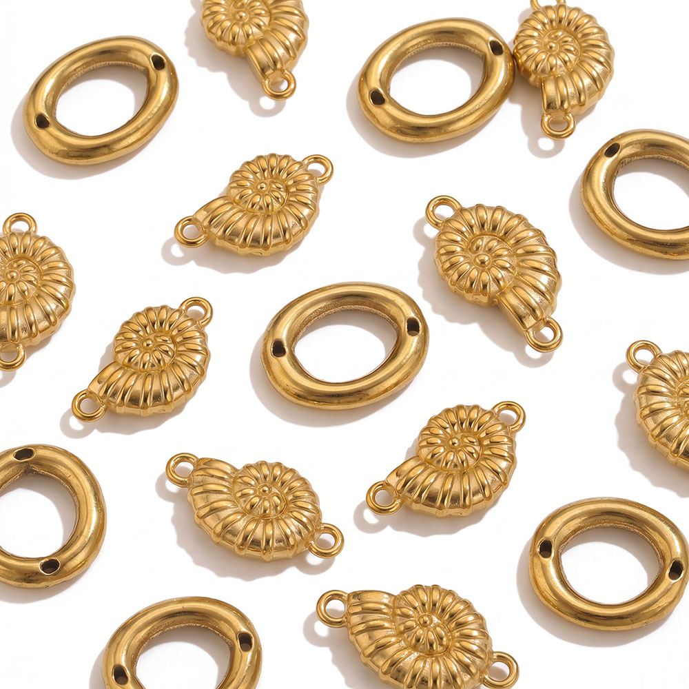 5pcs Stainless Steel Gold Plat - Jewelry Making Supplies Wholesale review and price