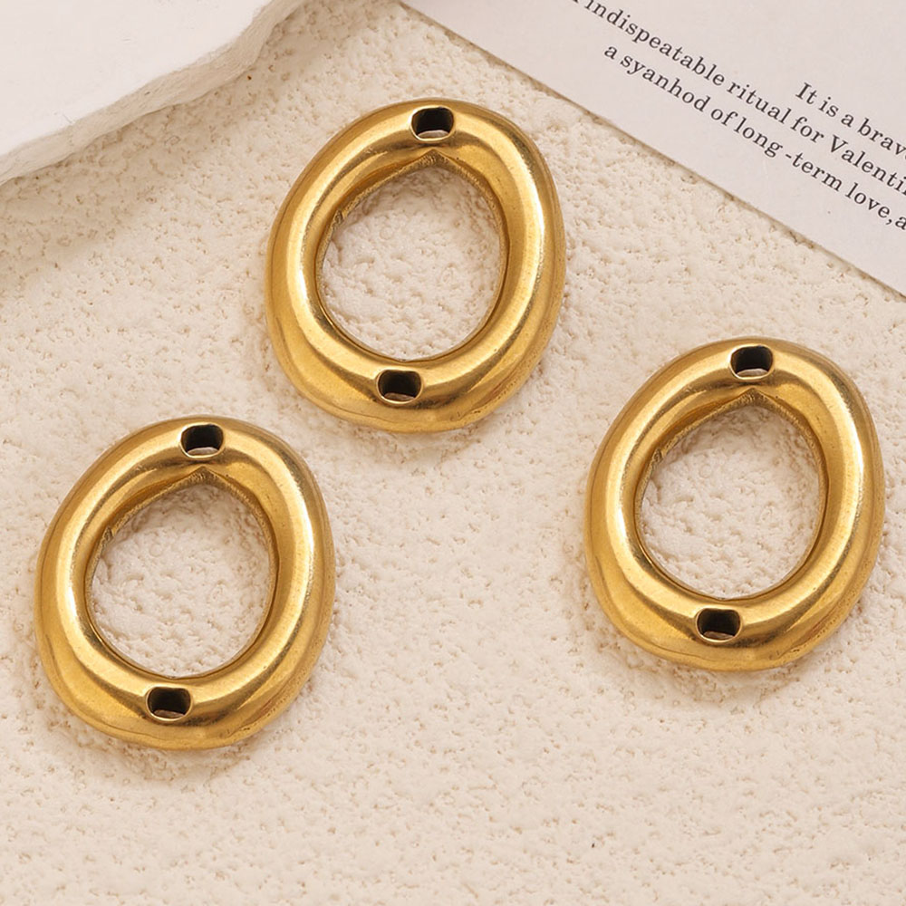 5pcs Stainless Steel Gold Plat - Jewelry Making Supplies Wholesale review and price