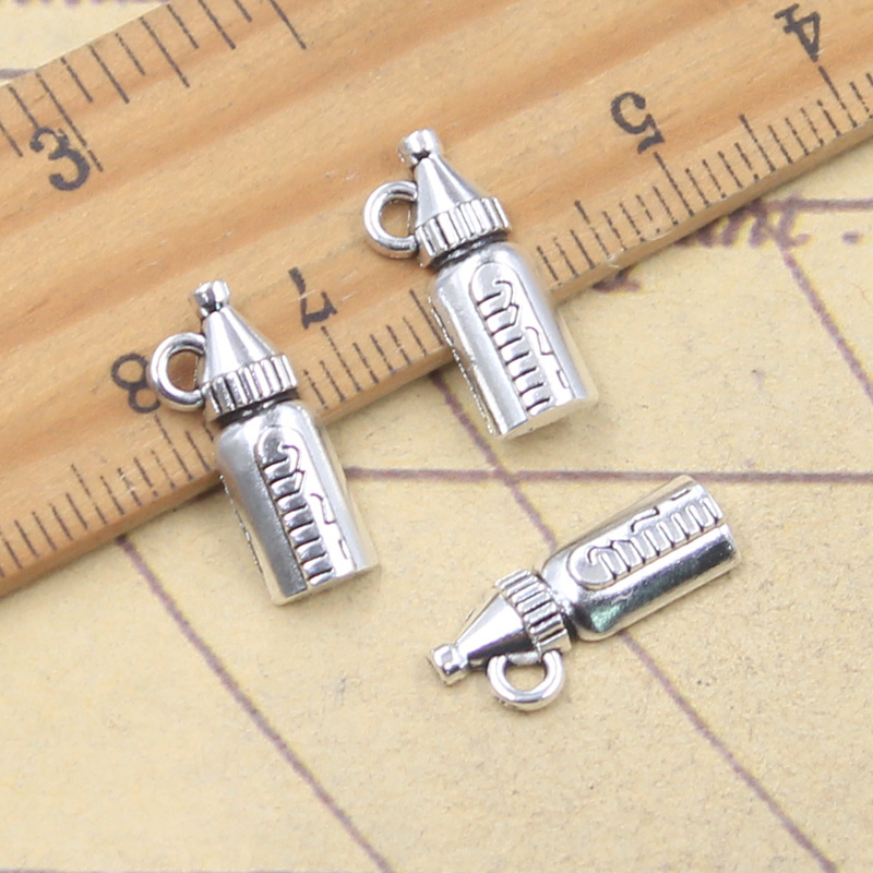 30pcs Charms Baby Bottle Feedi - Jewelry Making 3 Year Old review and price