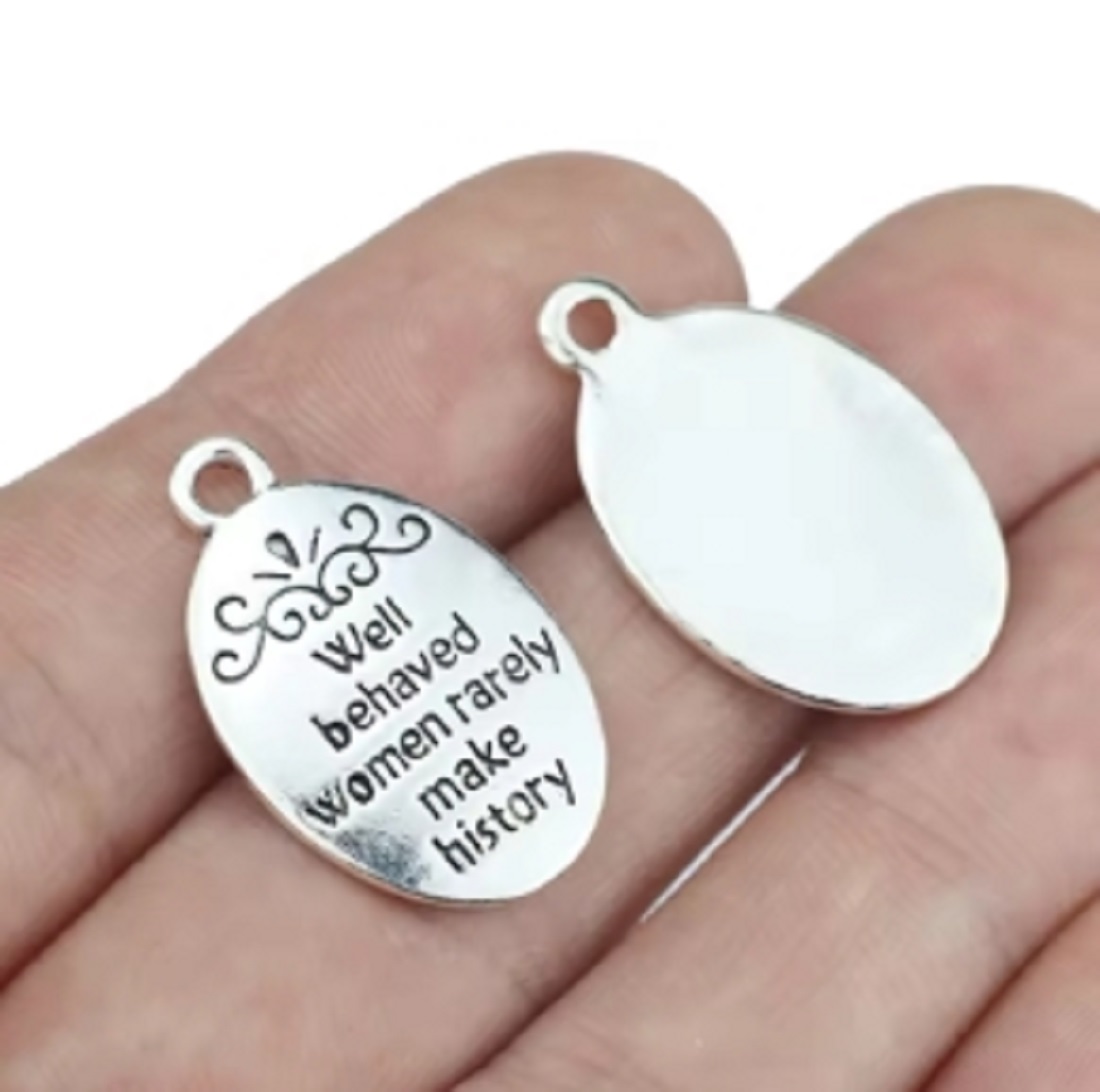 10 Pcs/Lot Oval Antique Silver - Jewelry Making History review and price