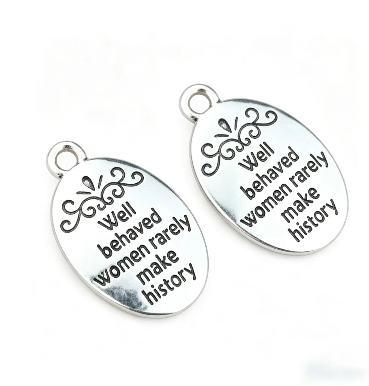 10 Pcs/Lot Oval Antique Silver - Jewelry Making History review and price