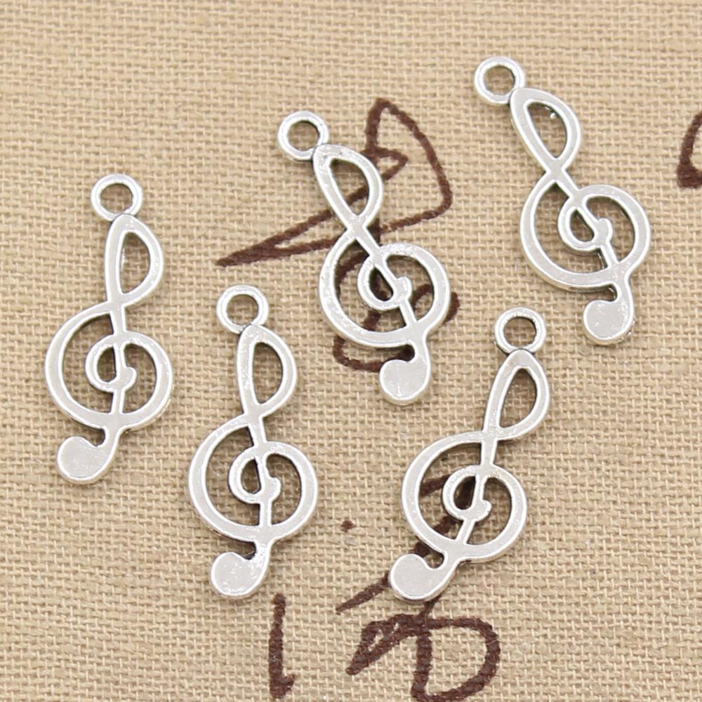 30pcs Charms Musical Note 26x1 - Jewelry Making Notes review and price