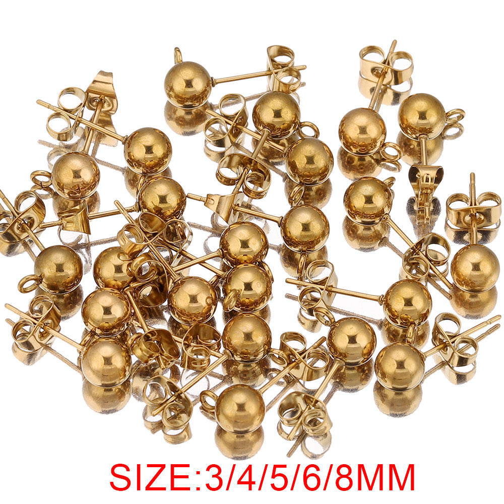 20pcs Stainless Steel 4 5 6 8m - Jewelry Making Supplies Wholesale review and price