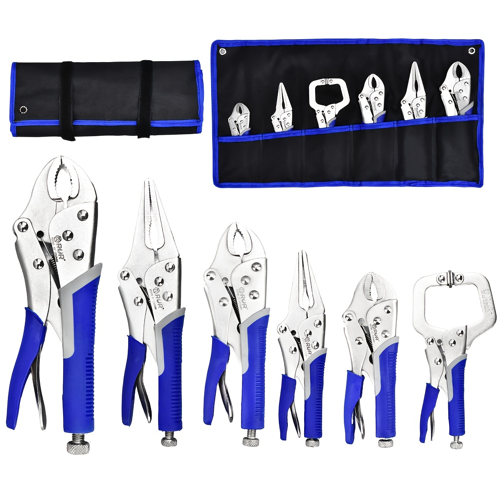 Tools Set 6pcs Locking Pliers  - Jewelry Making Needle Nose Pliers review and price
