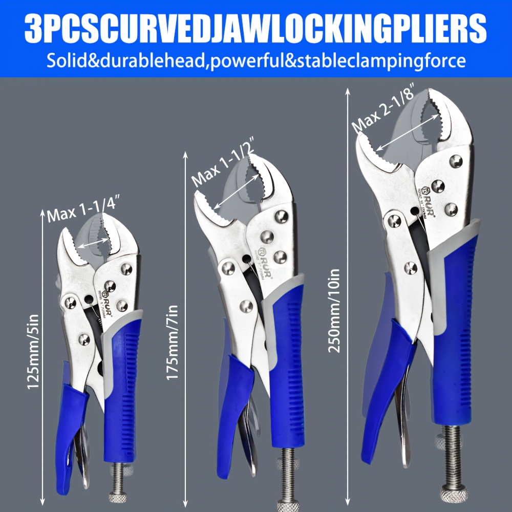 Tools Set 6pcs Locking Pliers  - Jewelry Making Needle Nose Pliers review and price