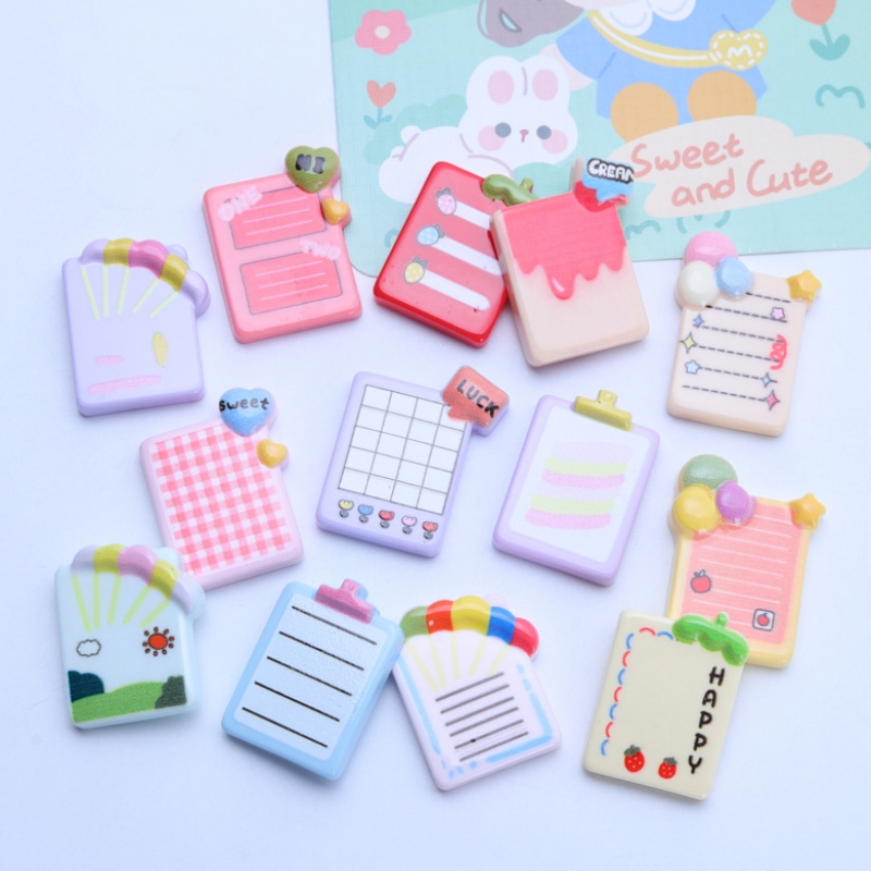 10pcs Cute Stationery Resin No - Jewelry Making Notes review and price