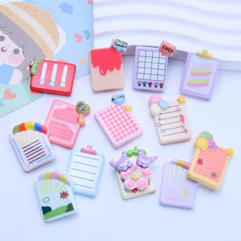 10pcs Cute Stationery Resin No - Jewelry Making Notes review and price