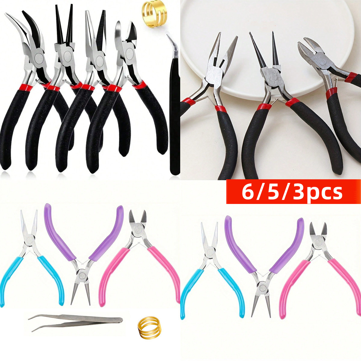 6/5/3pcs Jewelry Making Tools  - Jewelry Making Needle Nose Pliers review and price