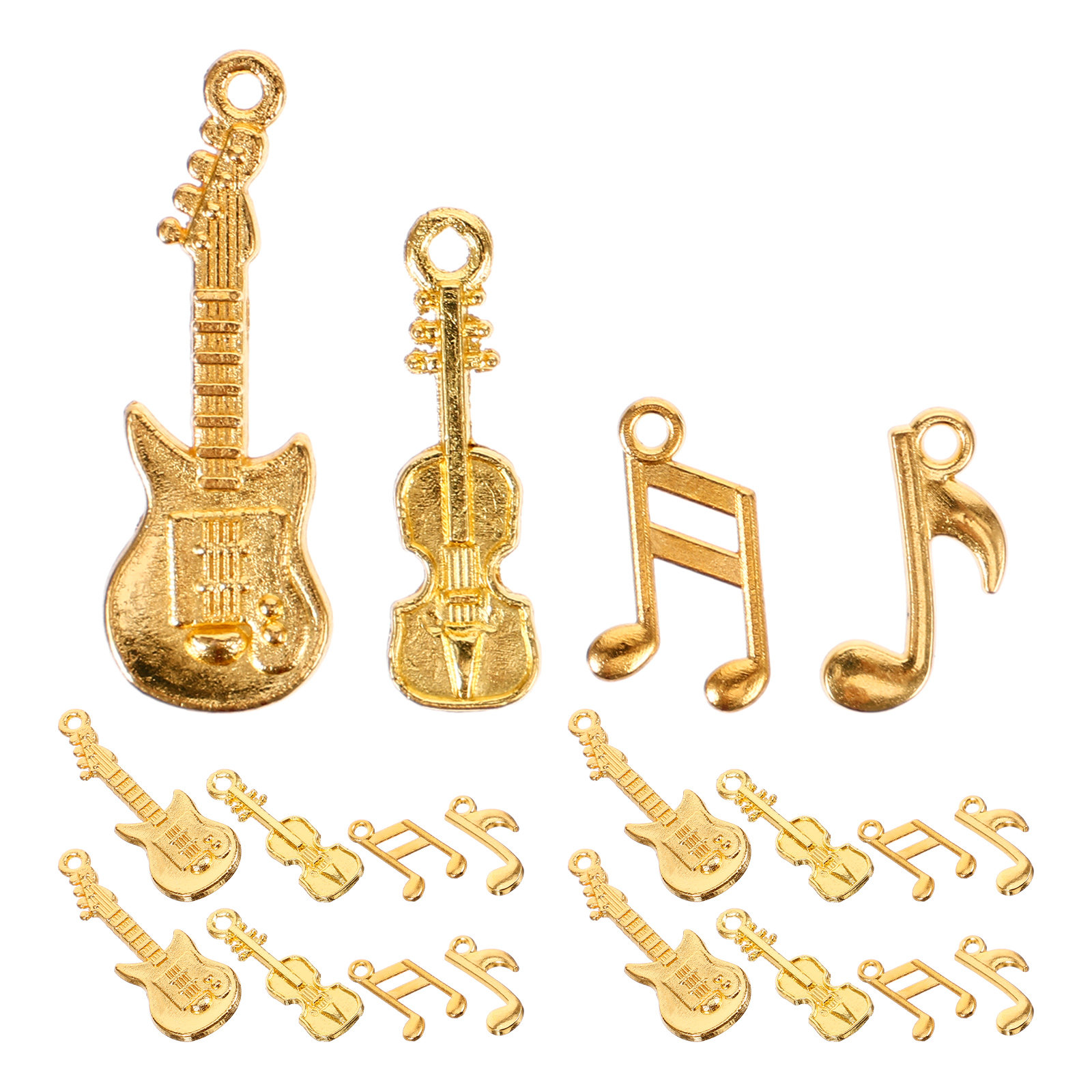 1Set Music Note Guitar Pendant - Jewelry Making Notes review and price