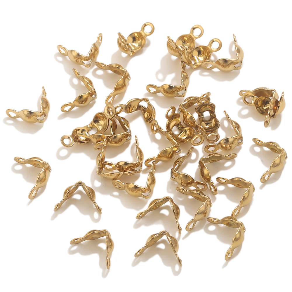 50pcs PVD Gold Plated Stainles - Jewelry Making Necklaces review and price