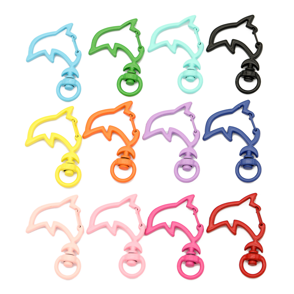 10pcs Candy Colors Metal Dolph - Jewelry Making Supplies Wholesale review and price