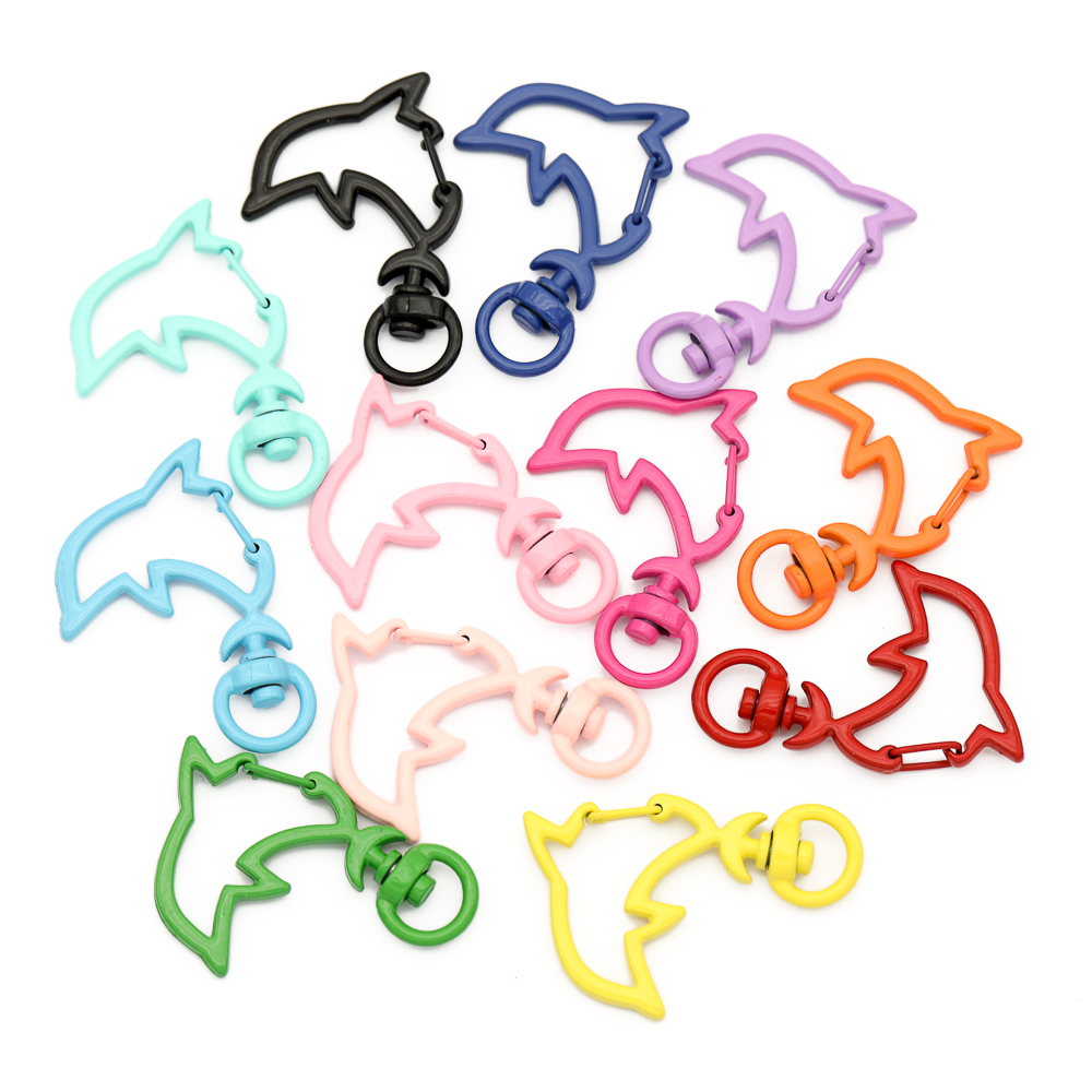 10pcs Candy Colors Metal Dolph - Jewelry Making Supplies Wholesale review and price