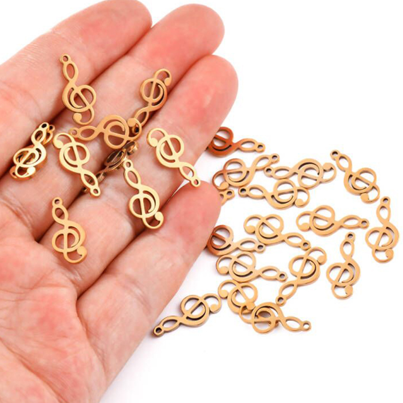 10pcs Charms Musical Note Stai - Jewelry Making Notes review and price