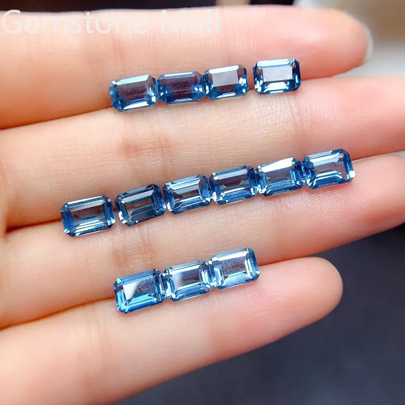 Emerald Cut Natural Topaz 4mm* - Jewelry Making In London review and price
