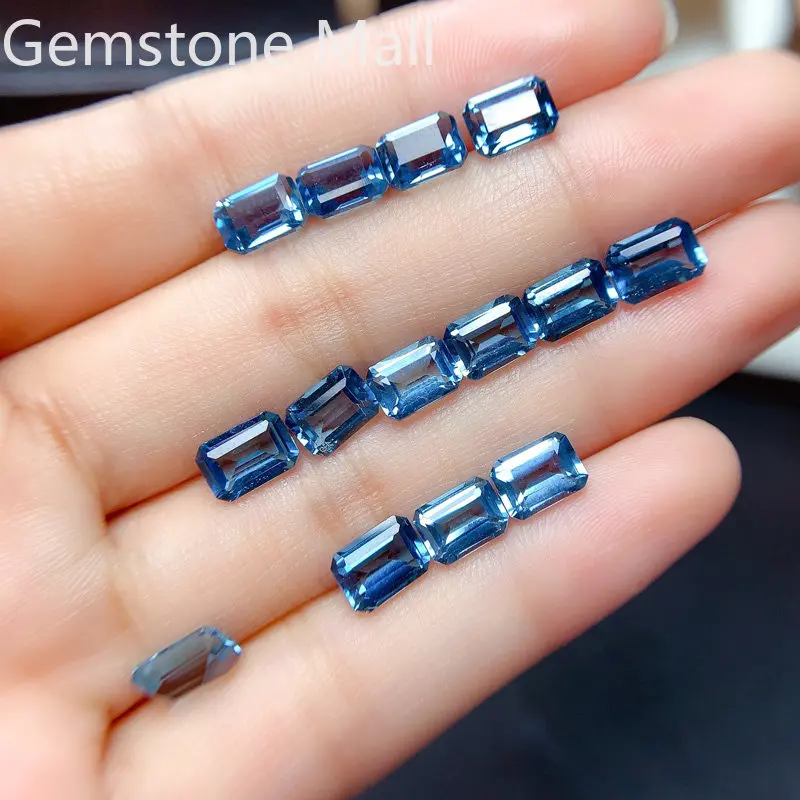 Emerald Cut Natural Topaz 4mm* - Jewelry Making In London review and price