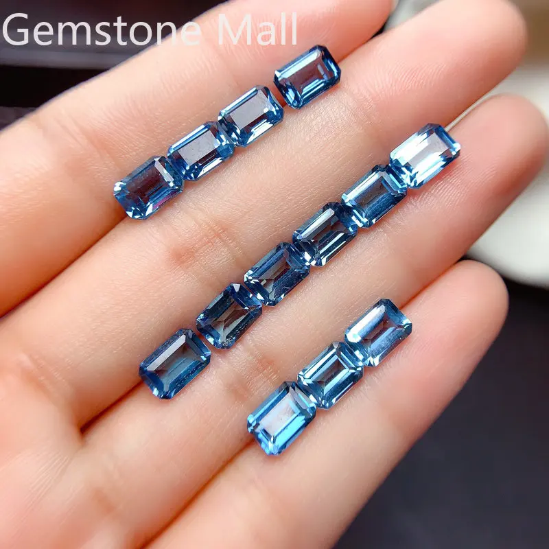 Emerald Cut Natural Topaz 4mm* - Jewelry Making In London review and price