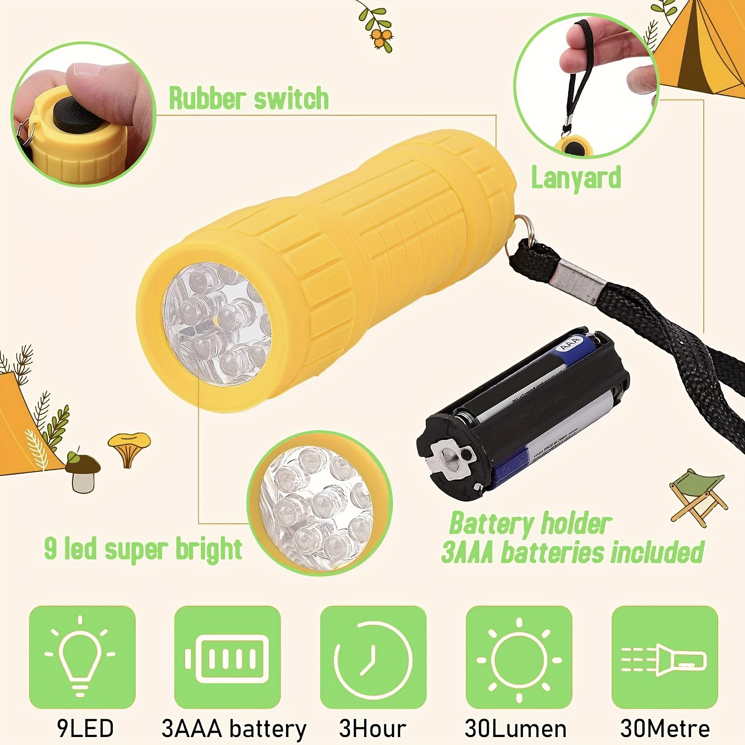 Mini Portable Flashlight 9XPE  - Jewelry Making Torch review and price
