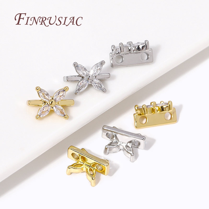 18K Gold Plated 2 Holes Bead S - Jewelry Making Supplies Wholesale review and price
