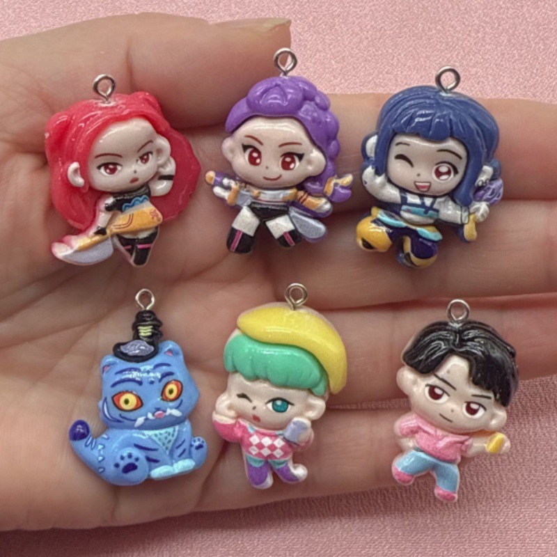 10pcs resin cartoon pendant, D - Jewelry Making Earrings review and price