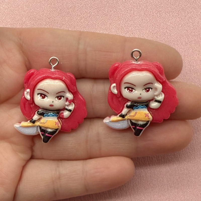 10pcs resin cartoon pendant, D - Jewelry Making Earrings review and price
