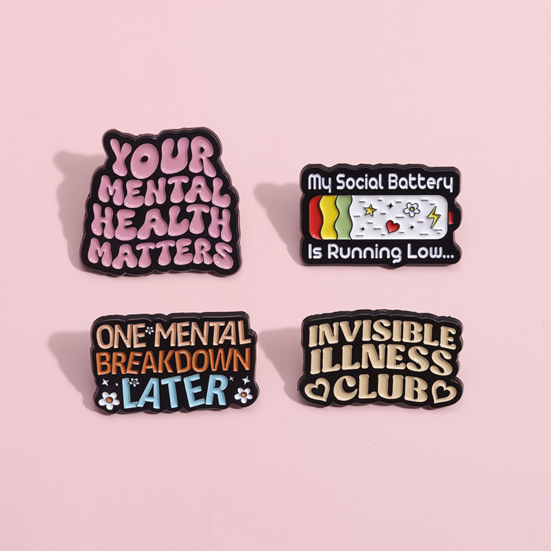 Cartoon Letter Metal Brooch Ra - Jewelry Making History review and price
