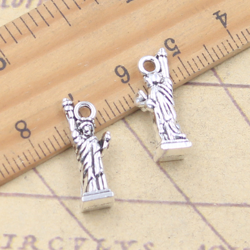10pcs Charms New York Statue O - Jewelry Making New York review and price