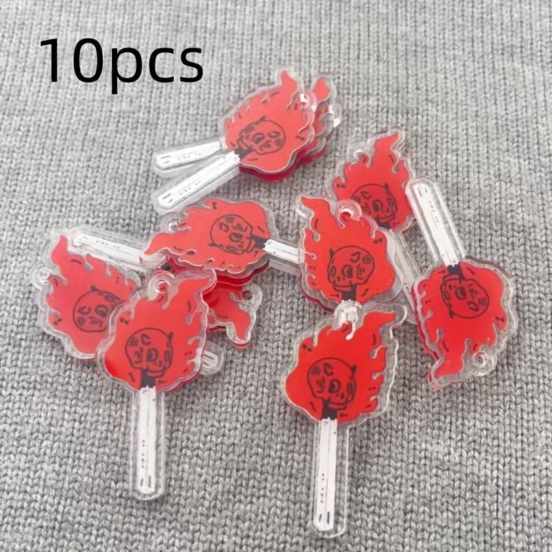 10pcs acrylic skull pendant, D - Jewelry Making Earrings review and price