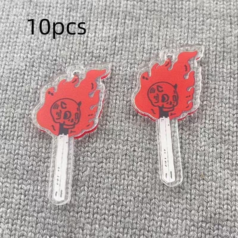 10pcs acrylic skull pendant, D - Jewelry Making Earrings review and price