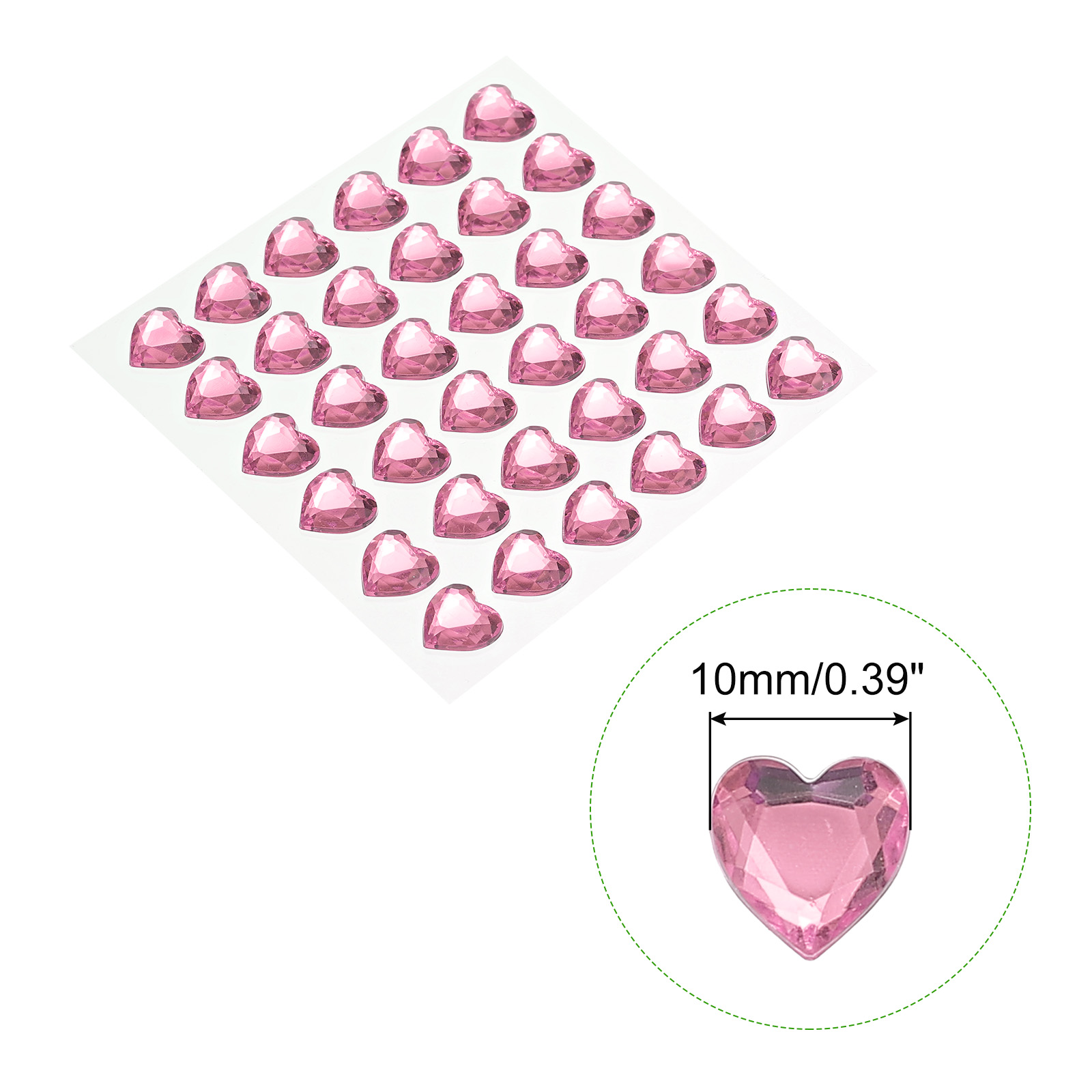 144Pcs Heart Rhinestone 10mm S - Jewelry Making 3 Year Old review and price