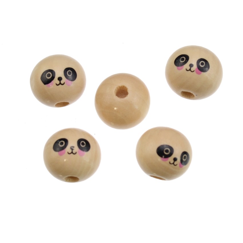 20/50PCs Smiling Face Wooden B - Jewelry Making 3 Year Old review and price