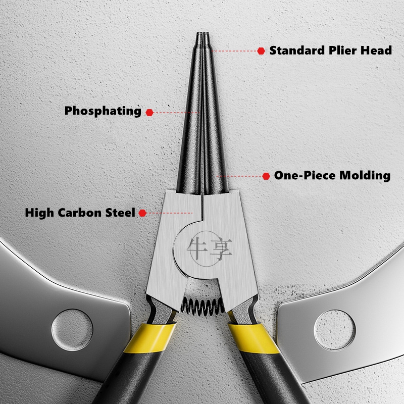 6/7 inch 4pcs/set Circlip Plie - Jewelry Making Needle Nose Pliers review and price