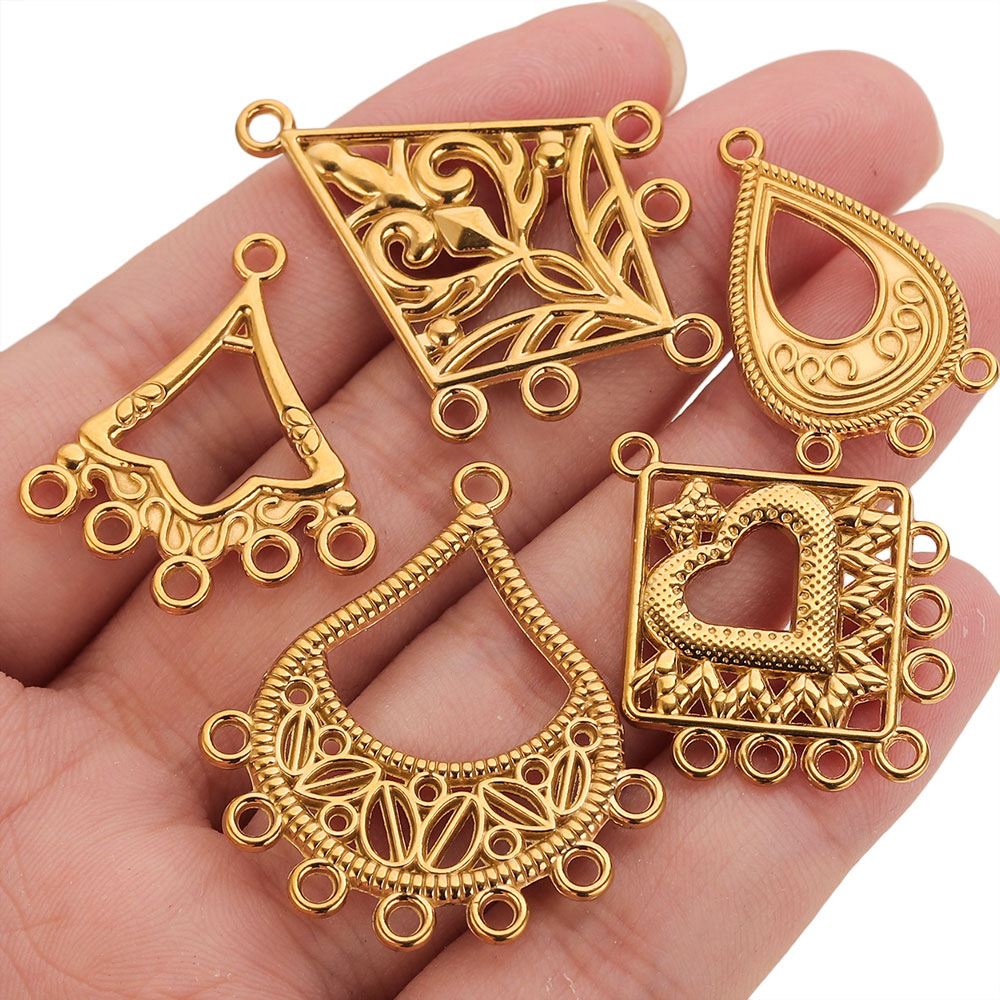 5pcs Stainless Steel Earring C - Jewelry Making Supplies Wholesale review and price